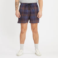 MT Short - Blue & Purple Plaid