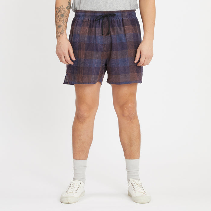 MT Short - Blue & Purple Plaid