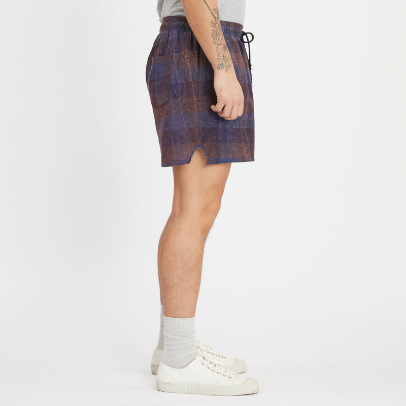 MT Short - Blue & Purple Plaid