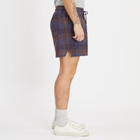 MT Short - Blue & Purple Plaid