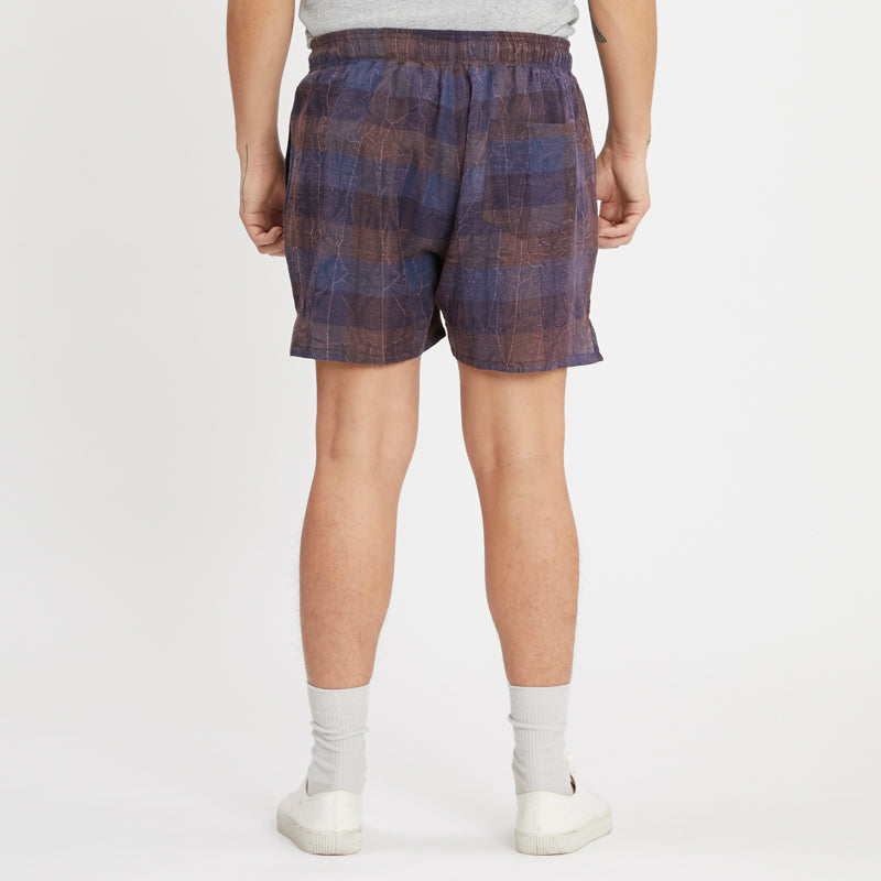 MT Short - Blue & Purple Plaid