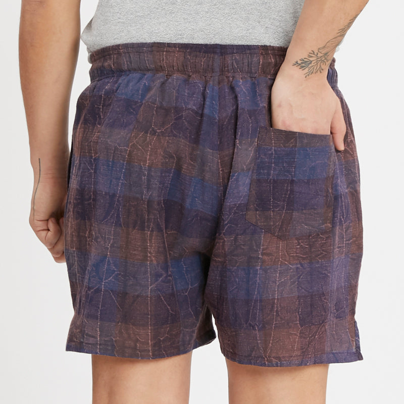 MT Short - Blue & Purple Plaid