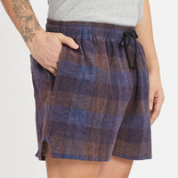 MT Short - Blue & Purple Plaid