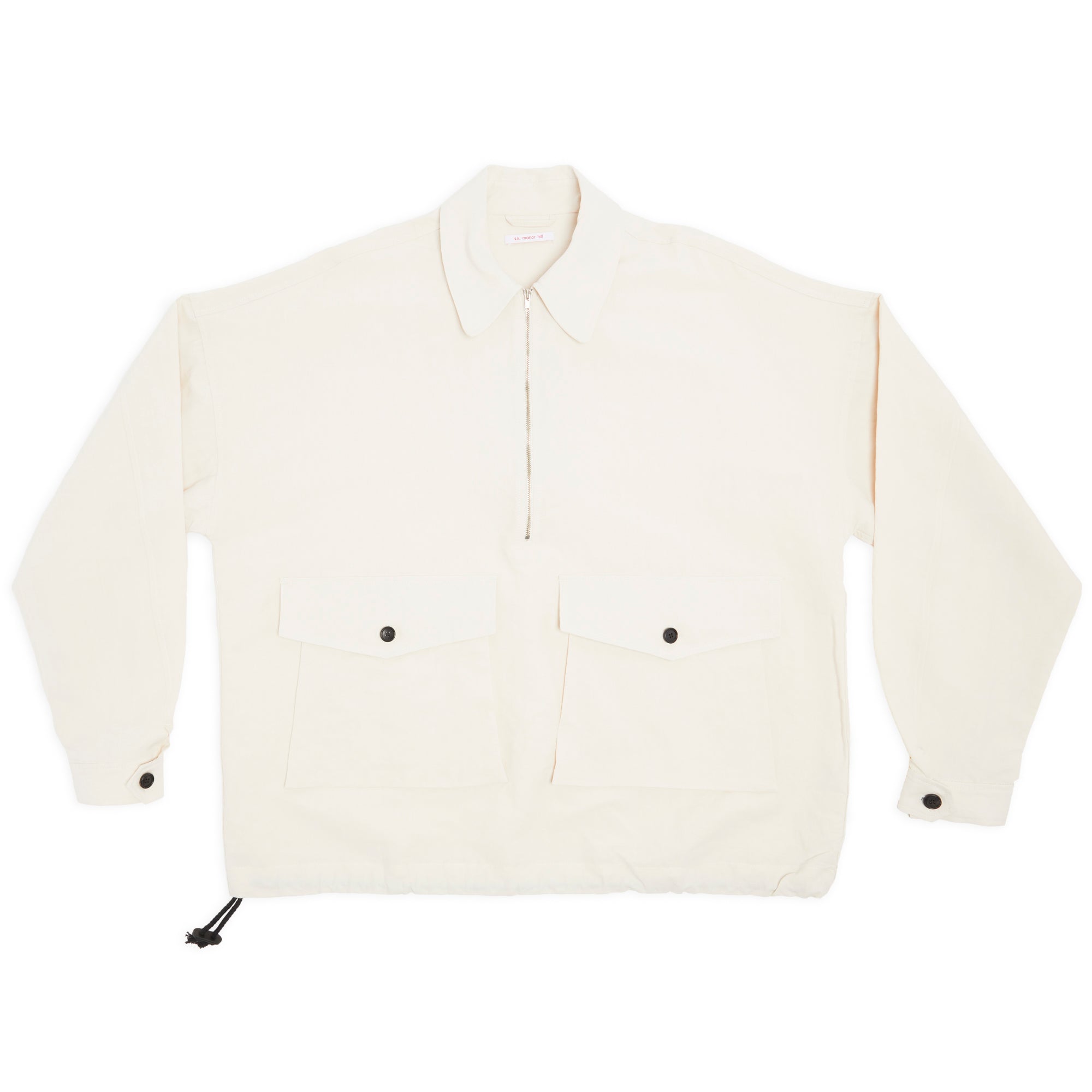 Skiff Pullover Jacket - Bone Linen/Cotton – s.k. manor hill