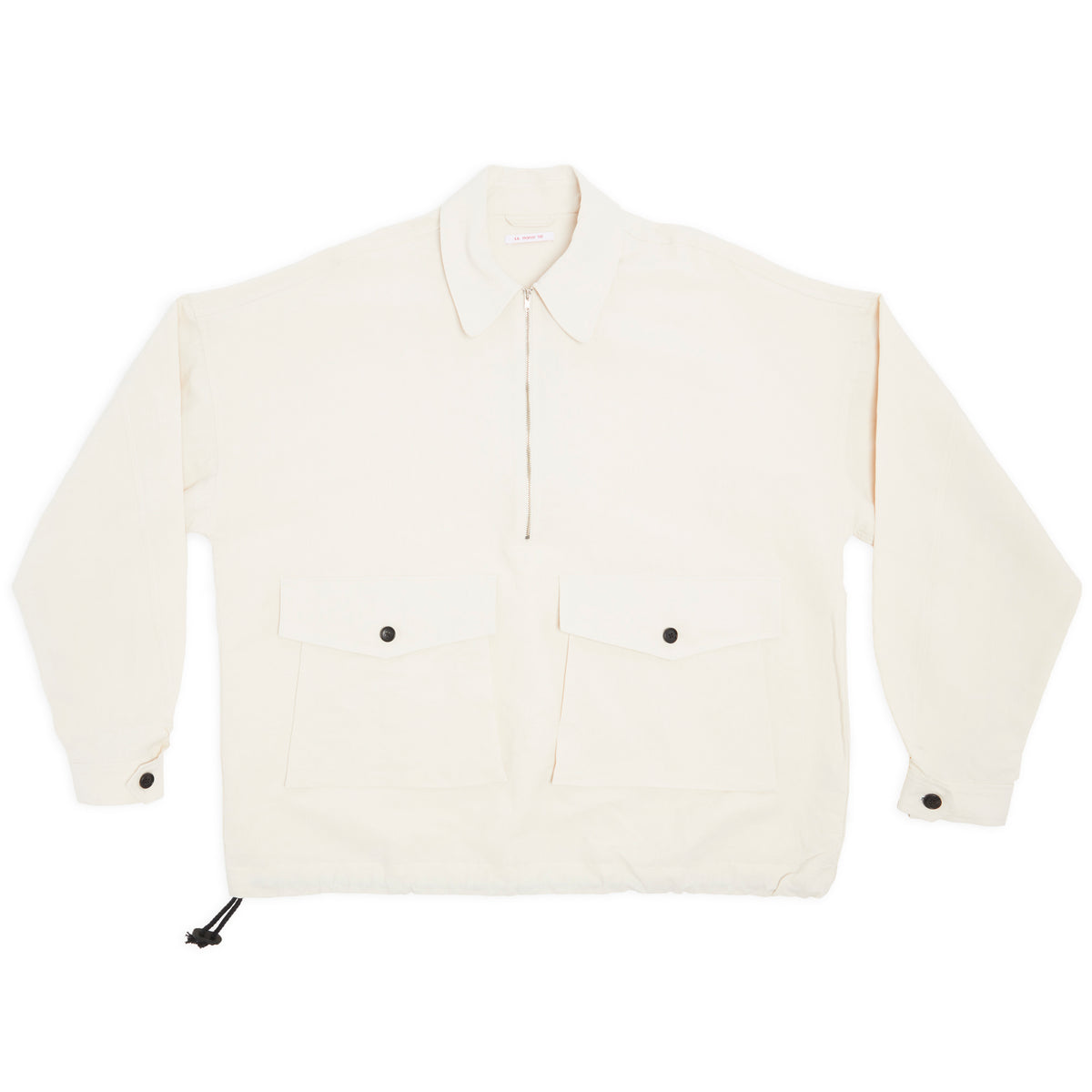 Skiff Pullover Jacket - Bone Linen/Cotton