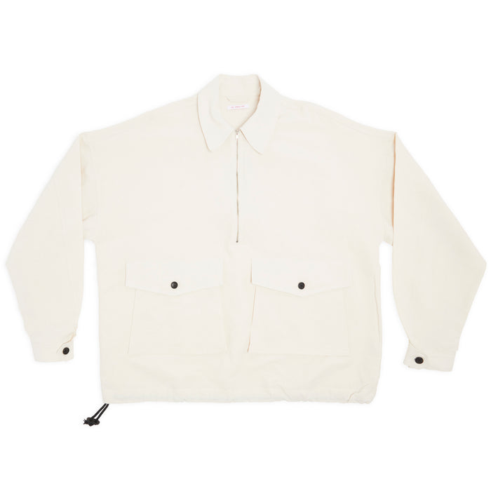 Skiff Pullover Jacket - Bone Linen/Cotton