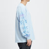 Tie-dye Biz LS T-Shirt - Light Blue Cotton