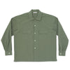 Warrick Shirt - Olive Cotton