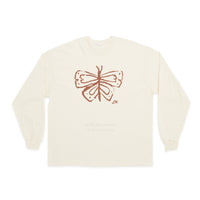 LS Butterfly T-Shirt – Natural Cotton