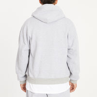 Reversible Evert Hoodie - Heather Grey Cotton Fleece
