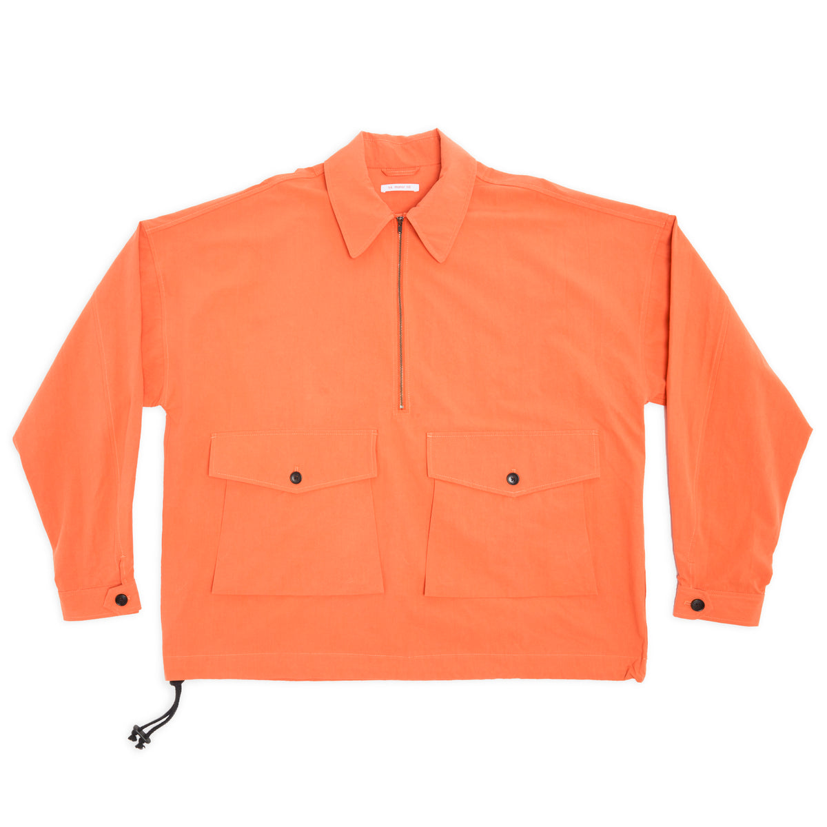 Skiff Pullover Jacket - Orange Cotton