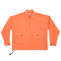 Skiff Pullover Jacket - Orange Cotton