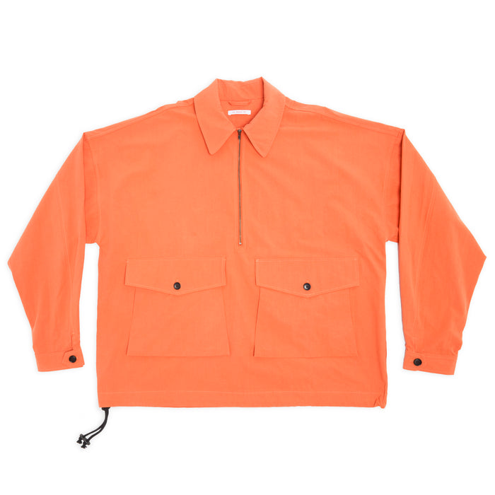 Skiff Pullover Jacket - Orange Cotton