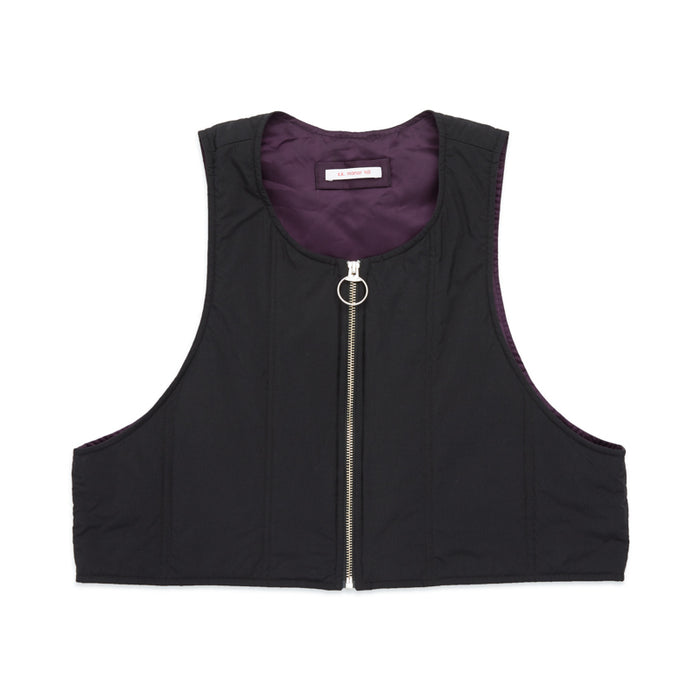 Kit Vest - Black Quilted Recycled Nylon WR