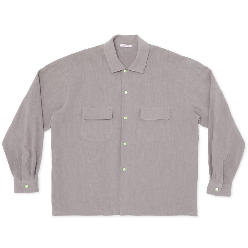 Warrick Shirt - Grey Ramie