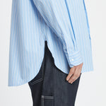 Smoke Shirt - Blue & White Striped