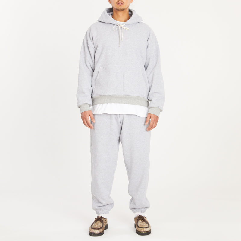 Reversible Evert Hoodie - Heather Grey Cotton Fleece