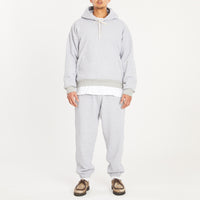 Reversible Evert Hoodie - Heather Grey Cotton Fleece