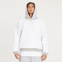 Reversible Evert Hoodie - Heather Grey Cotton Fleece