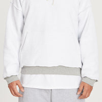 Reversible Evert Hoodie - Heather Grey Cotton Fleece