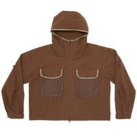 Wading Jacket - Brown Puckered Cotton