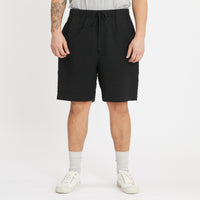 Lounge Short - Black Puckered