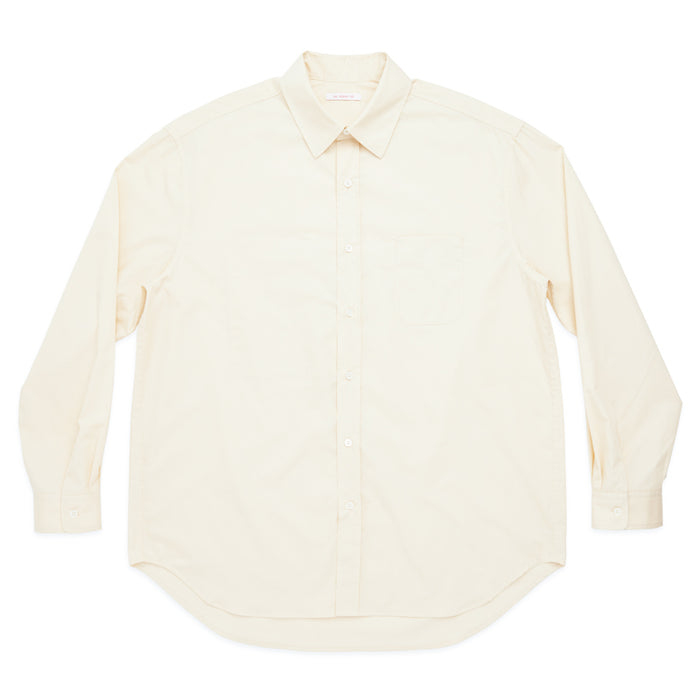 Dexter Shirt - Cream Lux Cotton Poplin