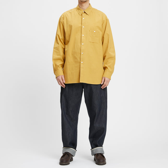 Smoke Shirt - Mustard Cotton