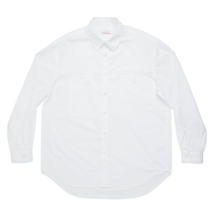 Dexter Shirt - White Lux Cotton Poplin