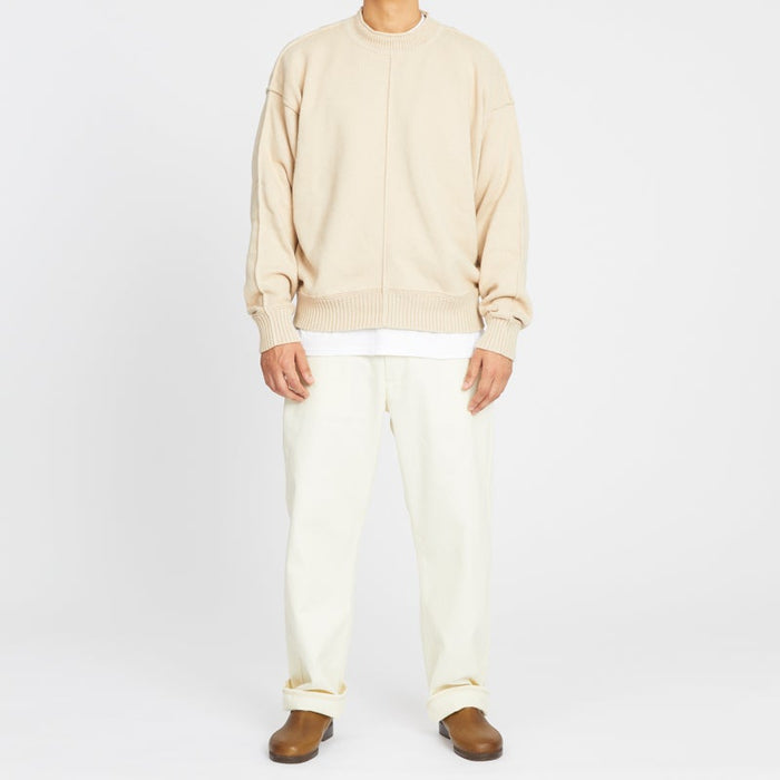 Wharf Sweater - Cream Cotton