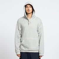 Grey Raw Edge Big Game Hoodie