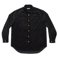 Dexter Shirt - Black Thin Wale Cotton Corduroy