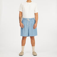 Rove Short - Indigo Cotton/Linen