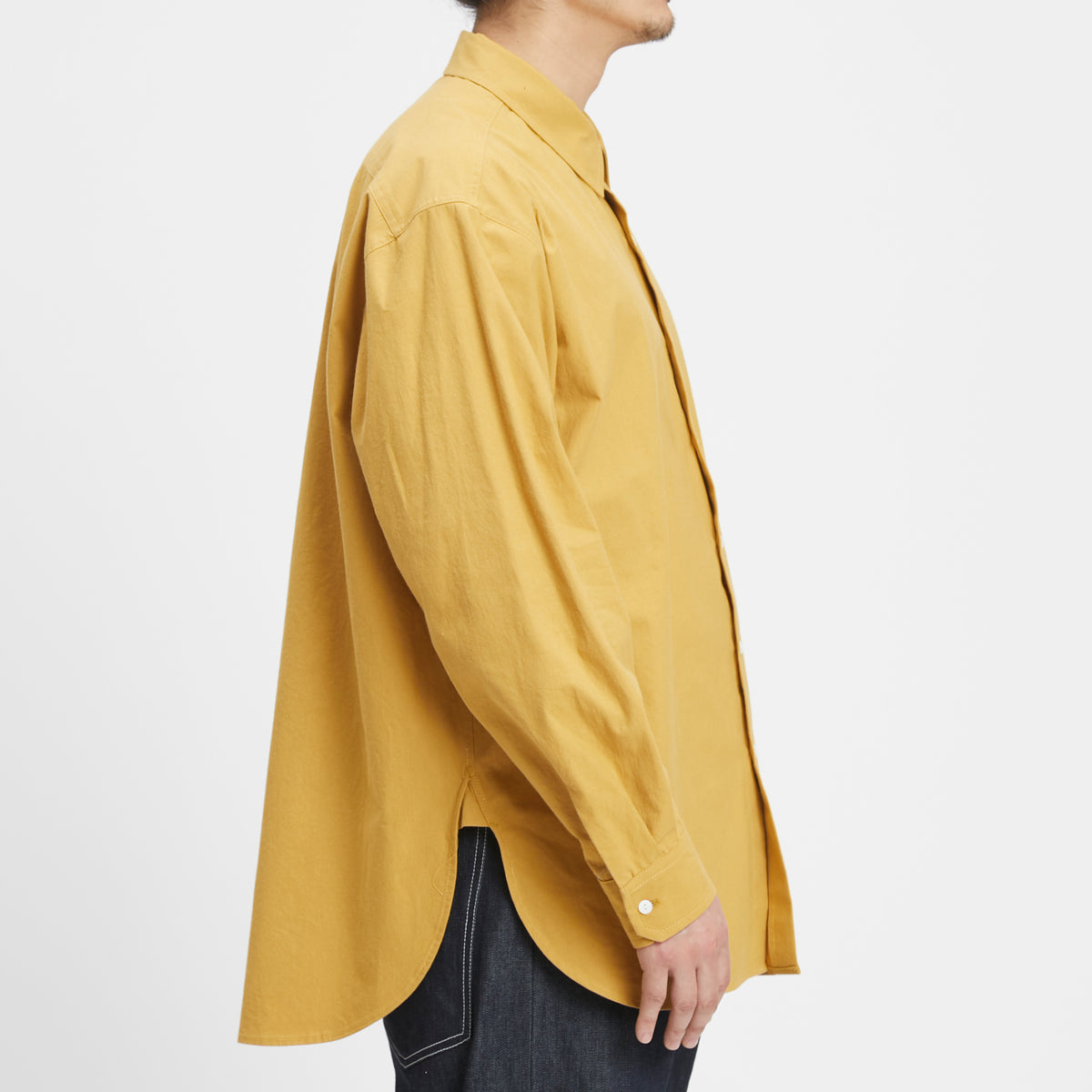 Smoke Shirt - Mustard Cotton