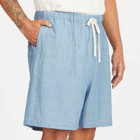 Rove Short - Indigo Cotton/Linen