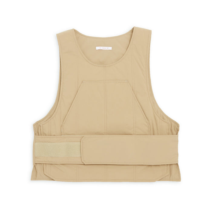 BP Vest - Tan Quilted Recycled Nylon WR