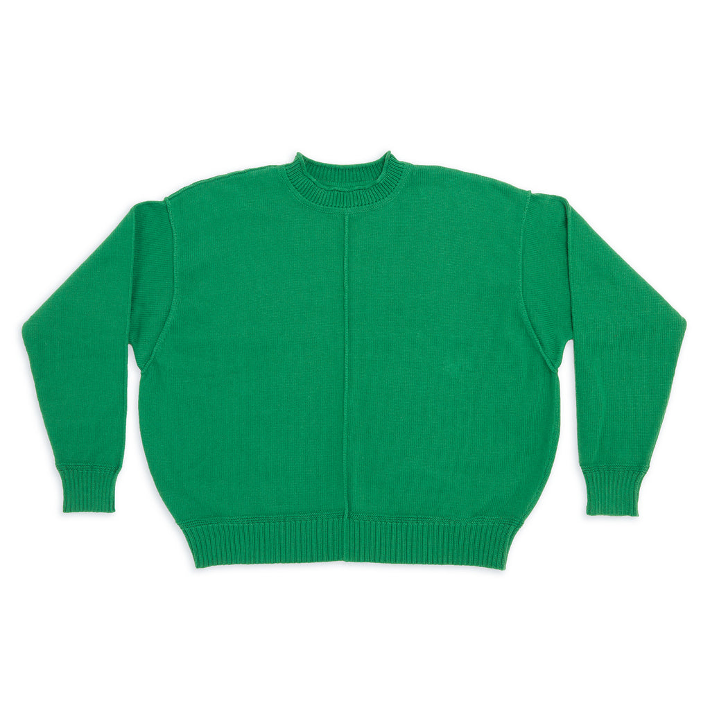 Wharf Sweater Kelly Green Cottonエスケーマノアヒル