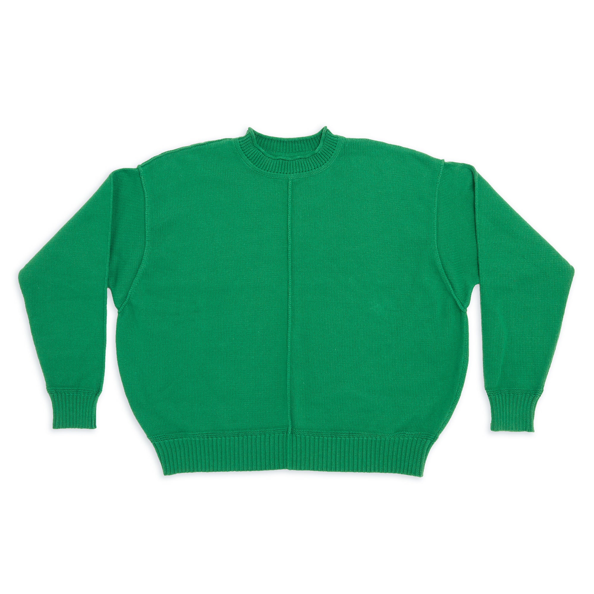 Wharf Sweater Kelly Green Cottonskmanorhill