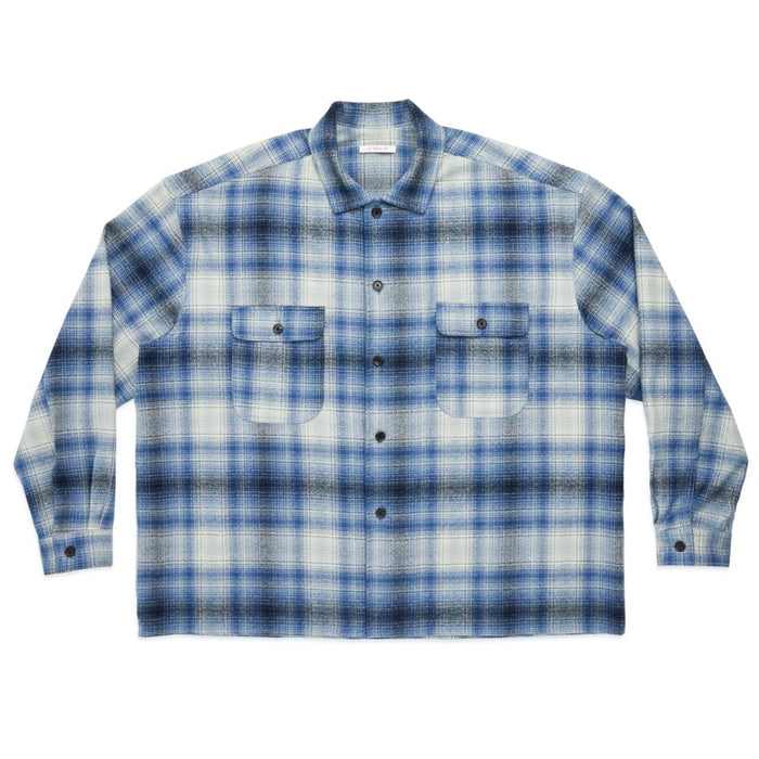 Park Shirt/Jacket - Blue Plaid Flannel