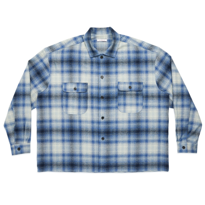 Park Shirt/Jacket - Blue Plaid Flannel