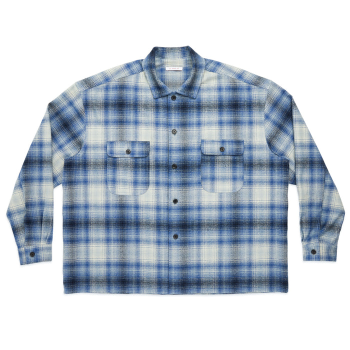 Park Shirt/Jacket - Blue Plaid Flannel
