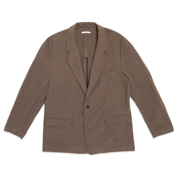 Julian Blazer - Brown Ramie