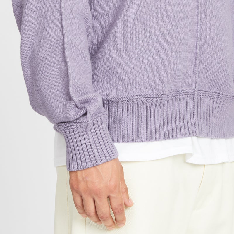 Wharf Sweater - Lavender Cotton