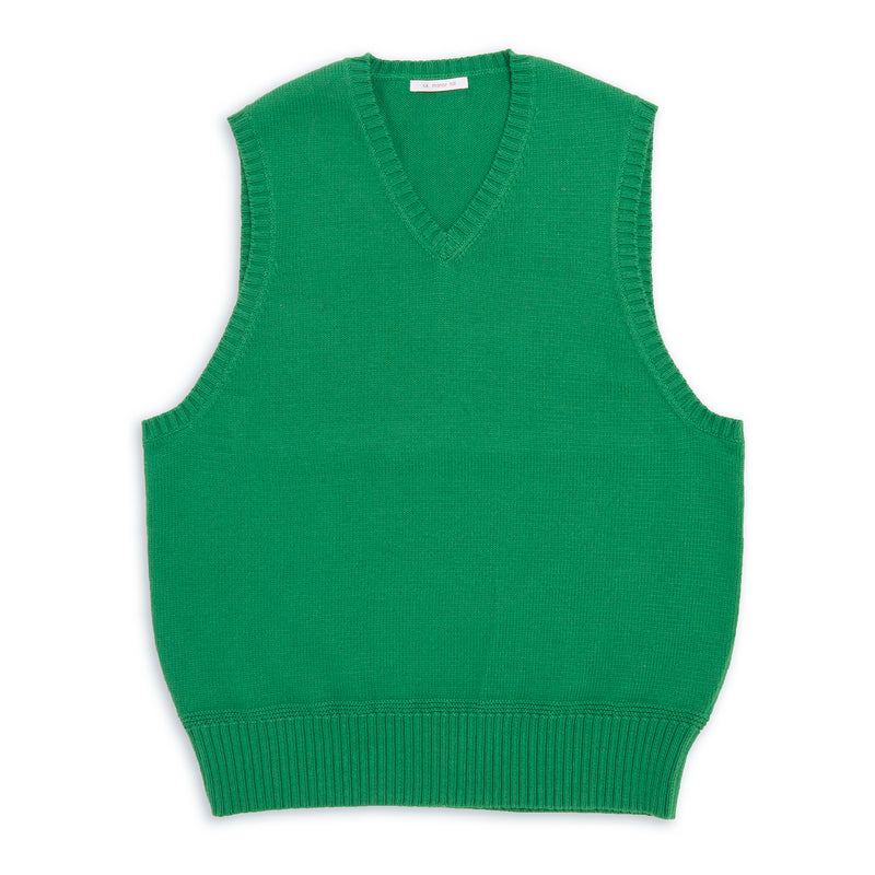 Sweater Vest - Kelly Green Cotton
