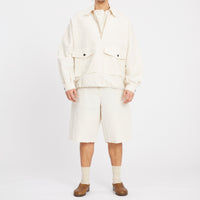 Skiff Pullover Jacket - Bone Linen/Cotton