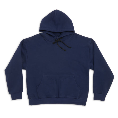 Reversible Evert Hoodie - Navy Cotton Fleece