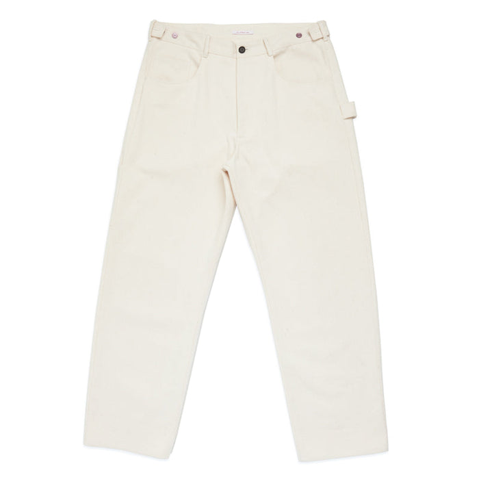Mason Pant - Natural Brushed Cotton Twill