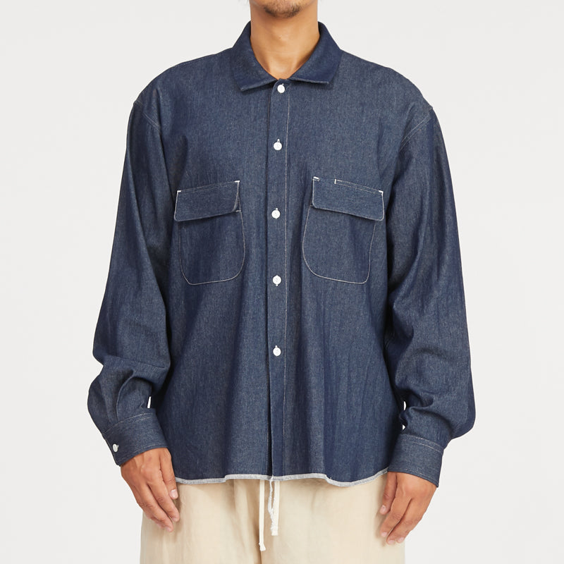 Moil Shirt - Indigo Denim
