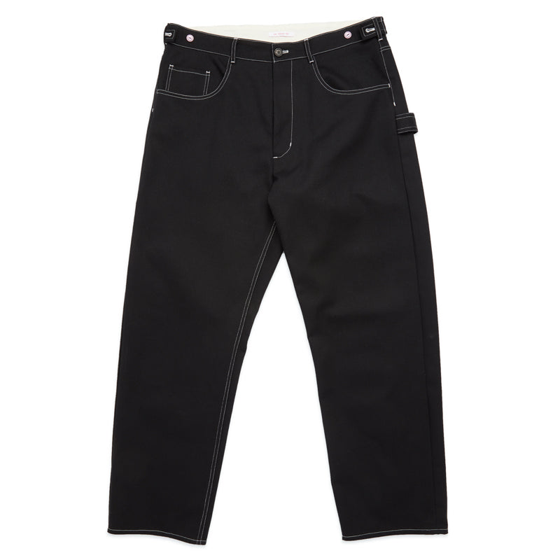 Mason Pant - Black Cotton Twill WR/SR