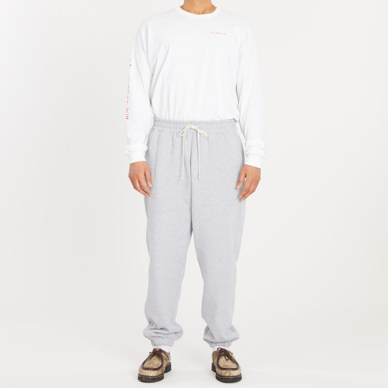 Alston Sweatpant - Heather Grey Cotton Fleece